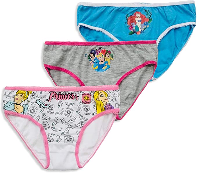 Disney Princess Kids Underwear Set 3 Briefs – SuperHeroes Warehouse